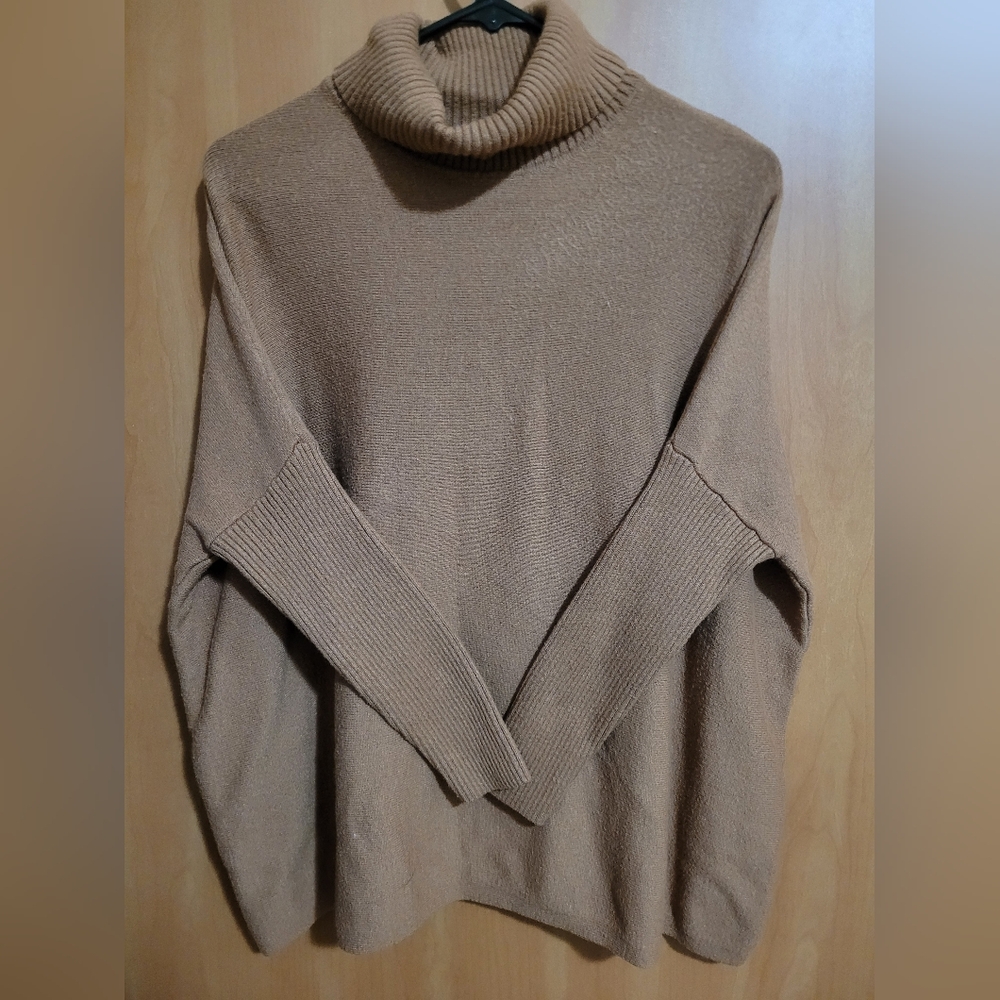 Joseph Tan Cowl Neck Sweater